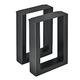 thumbnail of Helloshop26 - Juego de 2 patas de mesa rectangulares de metal para mueble 30 x 43 cm color negro 03_0003660