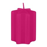 thumbnail of Sternkerzen Fuchsia Pink 12 x Ø 6 cm, 4 Stück