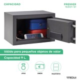 thumbnail of ARREGUI Premier 16501-S1 Caja Fuerte de Acero con Cerradura Electrónica, Caja de Seguridad con Código, con Llave de Emergencia, 20 x 31 x 20 cm, 9L