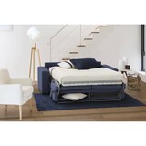 thumbnail of Dmora Schlafsofa Aida, Großes 2-Sitzer-Sofa, 100% Made in Italy, Wohnzimmersofa mit drehbarer Öffnung, Cm 180x95h85, Blau