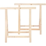 thumbnail of Garden Friend Tréteau en pin/sapin capacité de charge maximale 100 kg Bois naturel