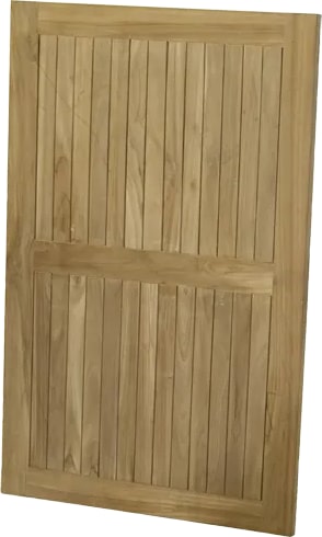 Garden Emotions Tischplatte Teakholz 27 mm stark 110x70 cm