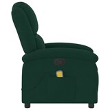thumbnail of vidaXL Massagesessel Dunkelgrün Samt