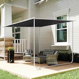 thumbnail of Outsunny pérgola 3x3 m cenador de jardín con ruedas protección UV 30+ impermeable sacos de arena y marco de acero para patio terraza balcón