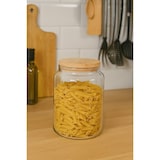 thumbnail of Tarro de cristal con tapa de madera 2,9 L - Ideal para guardar alimentos e ingredientes en la cocina - Transparente