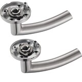 thumbnail of Türgriff Edelstahl Türgarnitur Türdrücker Türbeschlag Türklinke Innentür Bad WC LIA WC Garnitur-SET