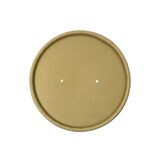thumbnail of MONOUSO - Kraft Kartonnen Deksel voor Kartonnen Pot Ø9,8cm (500 Stuks)