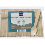 thumbnail of METRO Professional Cuillère à café jetables, bois, biodégradables, 11 cm, 100 pièces