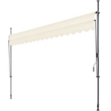 thumbnail of tectake Toldo dobrável para varanda com manivela, altura regulável 400 x 180 cm bege - 404969