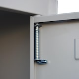 thumbnail of 3er Spind, Spindschrank, Kleiderspind 3 Abteile, 1800 x 900 x 500 mm, lichtgrau X-510130