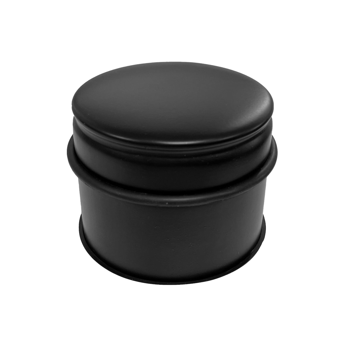 Perel Butoir de porte rond en acier inoxydable, cale-porte au sol sans perçage, caoutchouc antidérapant, noir, 9×7,5 cm