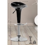 thumbnail of Banco de bar em sela preto