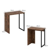 thumbnail of Mesa de café COSTWAY, conjunto de 2, mesa lateral feita de madeira artificial, mesa da sala de estar com moldura de metal robusta