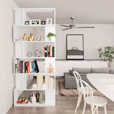 thumbnail of vidaXL Bücherregal/Raumteiler Weiß 80x24x192 cm Holzwerkstoff