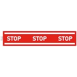 thumbnail of Exacompta 67017E Hinweisschild, Band Stop, PVC, selbstklebend und rutschfest, 100 cm - Rot