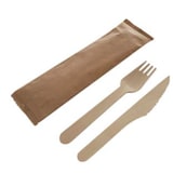 thumbnail of Kit couverts jetable en bois de bouleau 2/1 - Vendu par 500