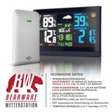 thumbnail of BEARWARE Funkwetterstation - Luftdruck - Temperaturtrend  - Wetterprognose