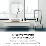 thumbnail of Marvel Mirror Infrarotheizung 300W Wochentimer IP54 Spiegel rund Verspiegeltes Glas