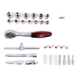 thumbnail of Mephisto Premium XXL Ratschenkoffer / Knarrenkoffer 216-teilig mit Chrom, Vanadium Werkzeug und Bitsatz inkl. Bitaufsatzadpter für Akkuschrauber