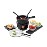 thumbnail of Stöckli – Conjunto de fondue de queijo e chocolate em ferro fundido de 14 cm para 2 pessoas