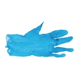 thumbnail of Gants alimentaires en vinyle non poudrés Hygiplas bleus L (Lot de 100)