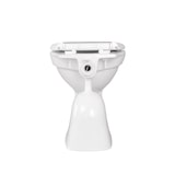 thumbnail of Belvit Dusch WC mit Bidet Funktion – Standtoilette aus Sanitärkeramik mit Taharet, Hygienedusche, senkrechtem Abgang, Spülkasten und Softclose