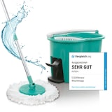 thumbnail of CLEANmaxx Power-Wischmopp - Zwei-Kammer-Filtersystem - türkis