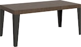thumbnail of Ausziehbarer Tisch 90x180/284 cm Gestell Flame Walnut Anthrazit