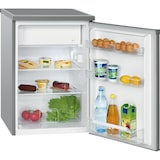 thumbnail of Bomann KS 2184 Kühlschrank mit Gefrierfach Freistehend 120 l E Edelstahl