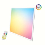 thumbnail of 62x62 LED RGB W Panel Deckenleuchte Farbig Farbwechsler dimmbar mit Fernbedienung