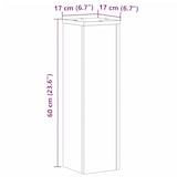 thumbnail of Helloshop26 - Supports pour plantes meuble fleurs lot de 2 artisanal bois d'ingénierie marron 02_0045288