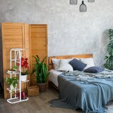 thumbnail of Relaxdays Blumentreppe Metall, 6-stufige Blumenetagere, außen & innen, HBT 107 x 44 x 24 cm, Pflanzenregal, weiß