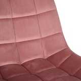 thumbnail of Cadeira de escritório Medford veludo rosa