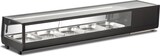 thumbnail of Gekühlte Sushi-Vitrine. Led-Leuchten. Digitales Thermometer. Automatische Abtauung. Temperatur 0°C/+6°C. Abmessungen BxTxH 180x40,6x31,8 cm. SUSHI180