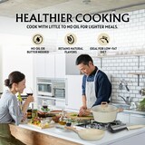 thumbnail of Batterie de cuisine 15 pièces avec revêtement en granit et manche en Bois Noir  beige HGWDBEJ15-BEI usage non-intensif Herzberg