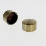 thumbnail of Lot de 2 Embouts Capuchon pour tringles à rideaux de Diam. 28mm en Bronze - Boulet