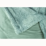 thumbnail of Briebe SC4212-2215 Manta Sofá Invierno Sedalina Lisa y Borreguito Polar Sherpa 130x160 cm Calentita Gruesa Suave, Verde