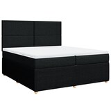 thumbnail of vidaXL Boxspringbett mit Matratze Schwarz 200x200 cm Stoff