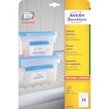 thumbnail of Etiquetas adesivas resistentes a baixas temperaturas -Adesivo permanente 63,5x33,9mm-24 etiquetas por folha-25 ffolhas-impresora laser e inkjet