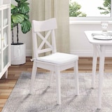 thumbnail of vidaXL Zitkussens 4 stuks Wit 40 x 40 x 3 cm Stof