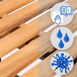 thumbnail of Gartenbank Teakbank VUZAR - Holz Teak 220x72x92 cm | Holzbank 220 Cm Gartenbank Sitzbank Mit Lehne Wetterfest Bank Garten Terrasse