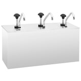thumbnail of vidaXL Sausdispenser 3x3,5 L roestvrij staal