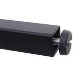 thumbnail of Standregal HWC-K82, Badregal Waschmaschinen-Regal Leiterregal, Industrial Metall Holz 155x64x25cm ~ Marmor-Optik weiß