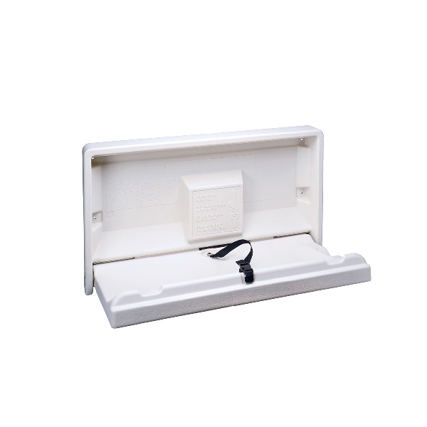 Ninna Table a langer horizontal Polyéthylène haute densité Blanc 50 kg