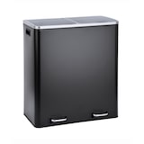 thumbnail of TM2X30 Pedaalemmer 60 liter Afvalbak Afvalbak Design Afvalscheiding Afvalbak Keuken Organisatie Scheidingssysteem Zwart