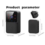 thumbnail of Interphone Vidéo HD Vision Nocturne WiFi Sans Fil Avec Application Tuya Blanc YONIS