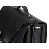 thumbnail of Ruitertassen Lehrertasche Leder 3 Fächer Schultasche Aktentasche schwarz Damen Herren 40x30cm