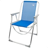 thumbnail of Cadeira de praia azul dobrável Aktive Beach