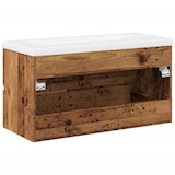 thumbnail of Helloshop26 - Waschtischunterschrank mit integriertem Waschbecken 90 x 38,5 x 45 cm platzsparend modernes Design aus Holzwerkstoff 02_0055850