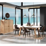 thumbnail of Oreste Luchetta Tavolo allungabile REN 130 in MDF H.78 x P.80 x L.130 cm Bianco